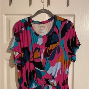 Torrid vibrant multi color dress